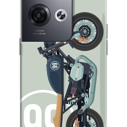Classic Cafe Racer 99 Oppo Reno8 Pro Hard Case Back Cover by Casekaro