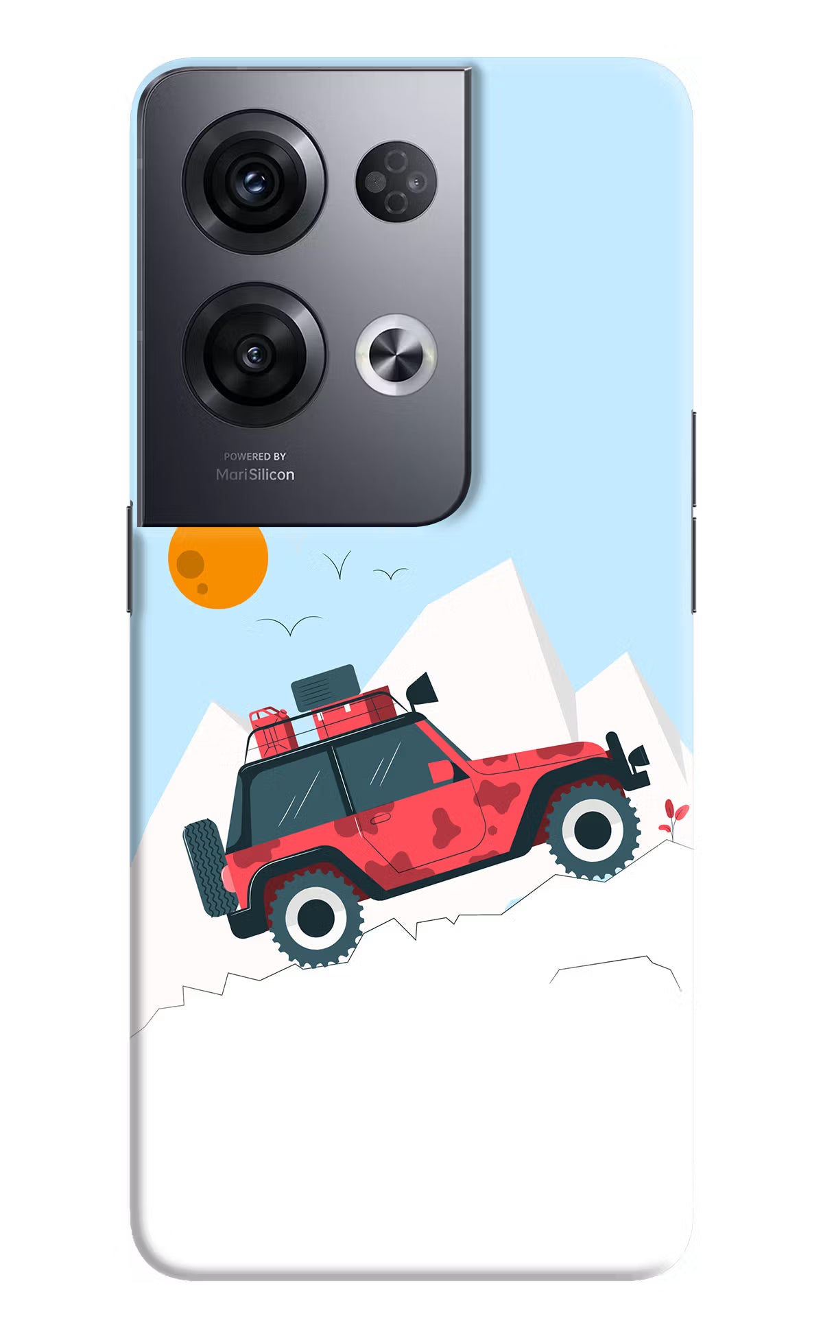 Mountain Trail Beast Oppo Reno8 Pro Hard Case Back Cover by Casekaro