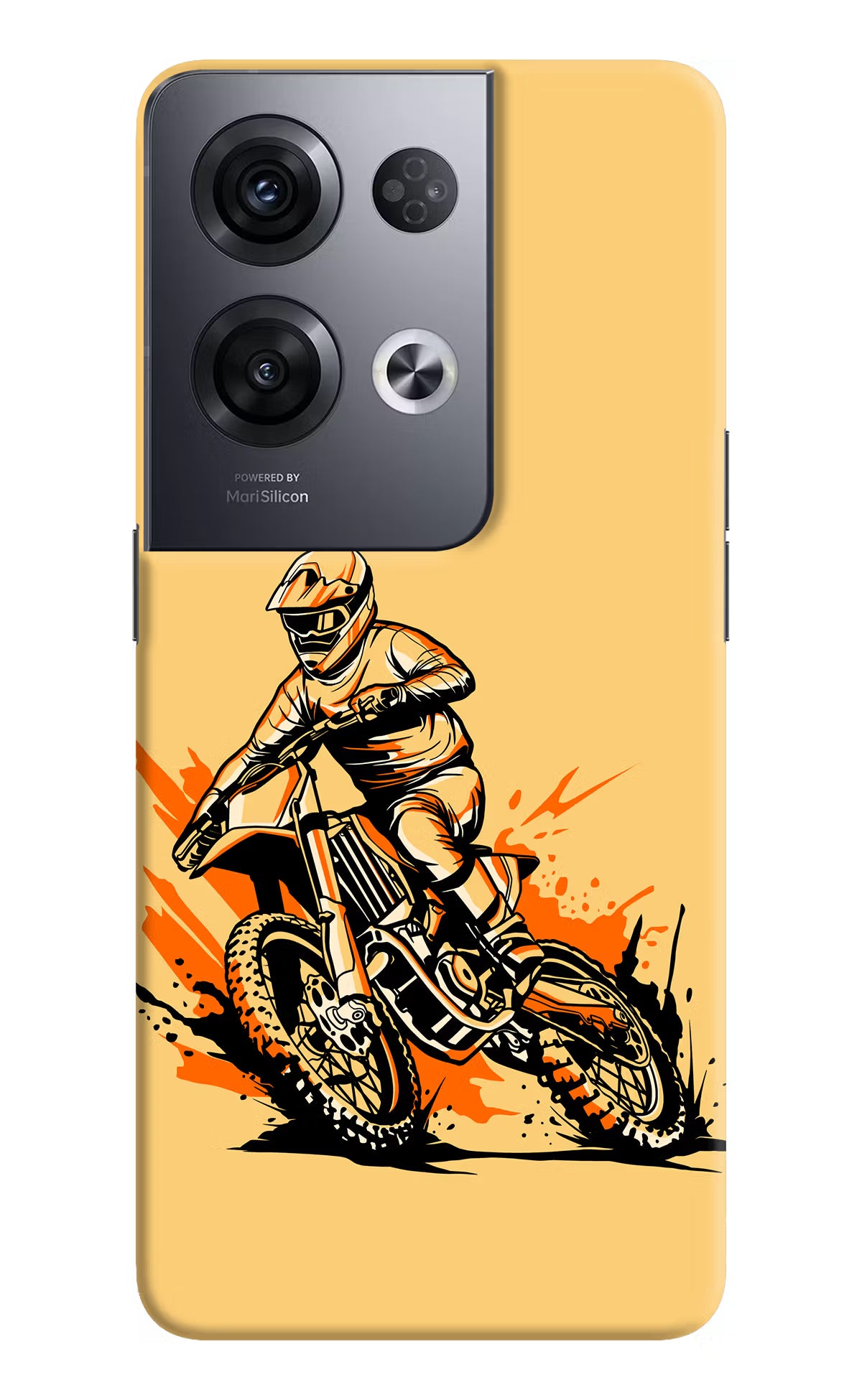 Off-Road Fury Oppo Reno8 Pro Hard Case Back Cover by Casekaro