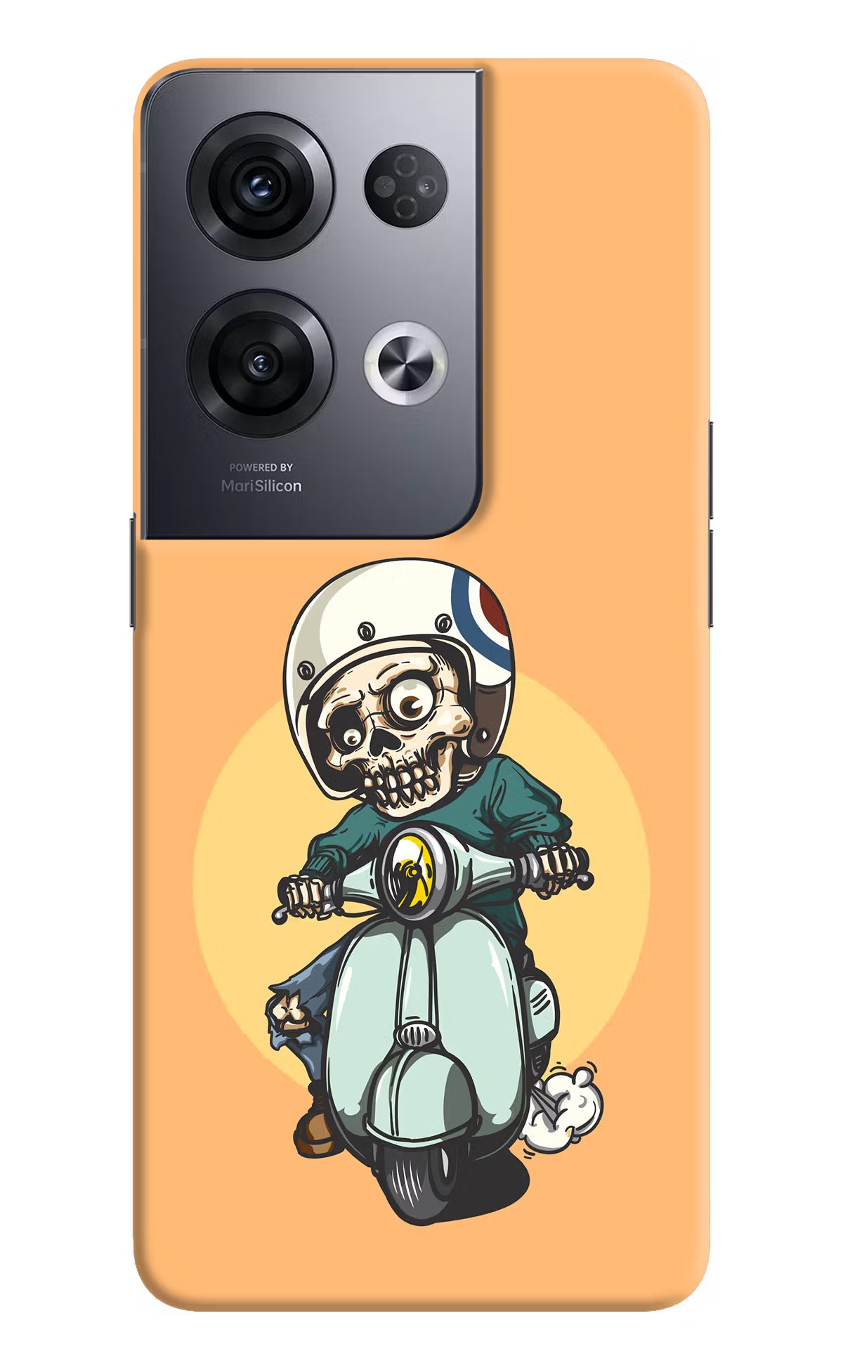 Undead Biker Oppo Reno8 Pro Hard Case Back Cover by Casekaro