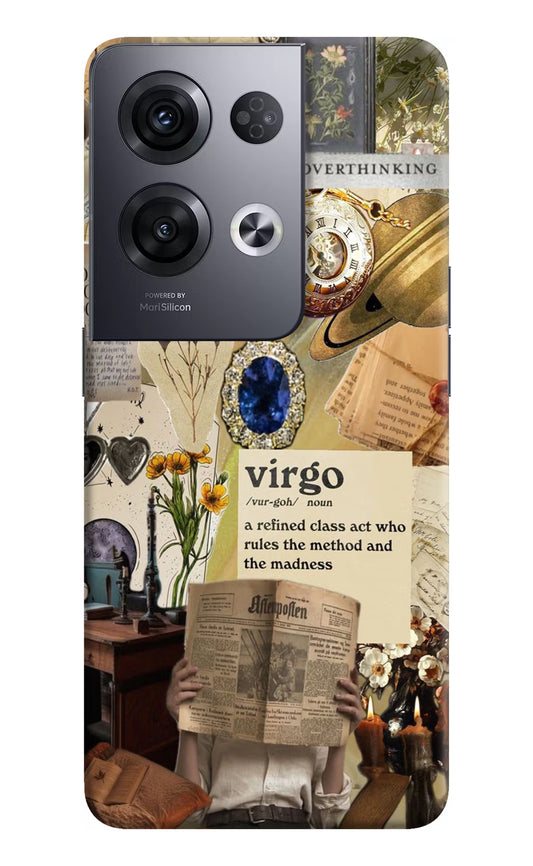 Virgo Zodiac Oppo Reno8 Pro Hard Case Back Cover by Casekaro