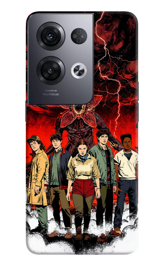 Ordinary Things Characters Oppo Reno8 Pro Hard Case Back Cover by Casekaro