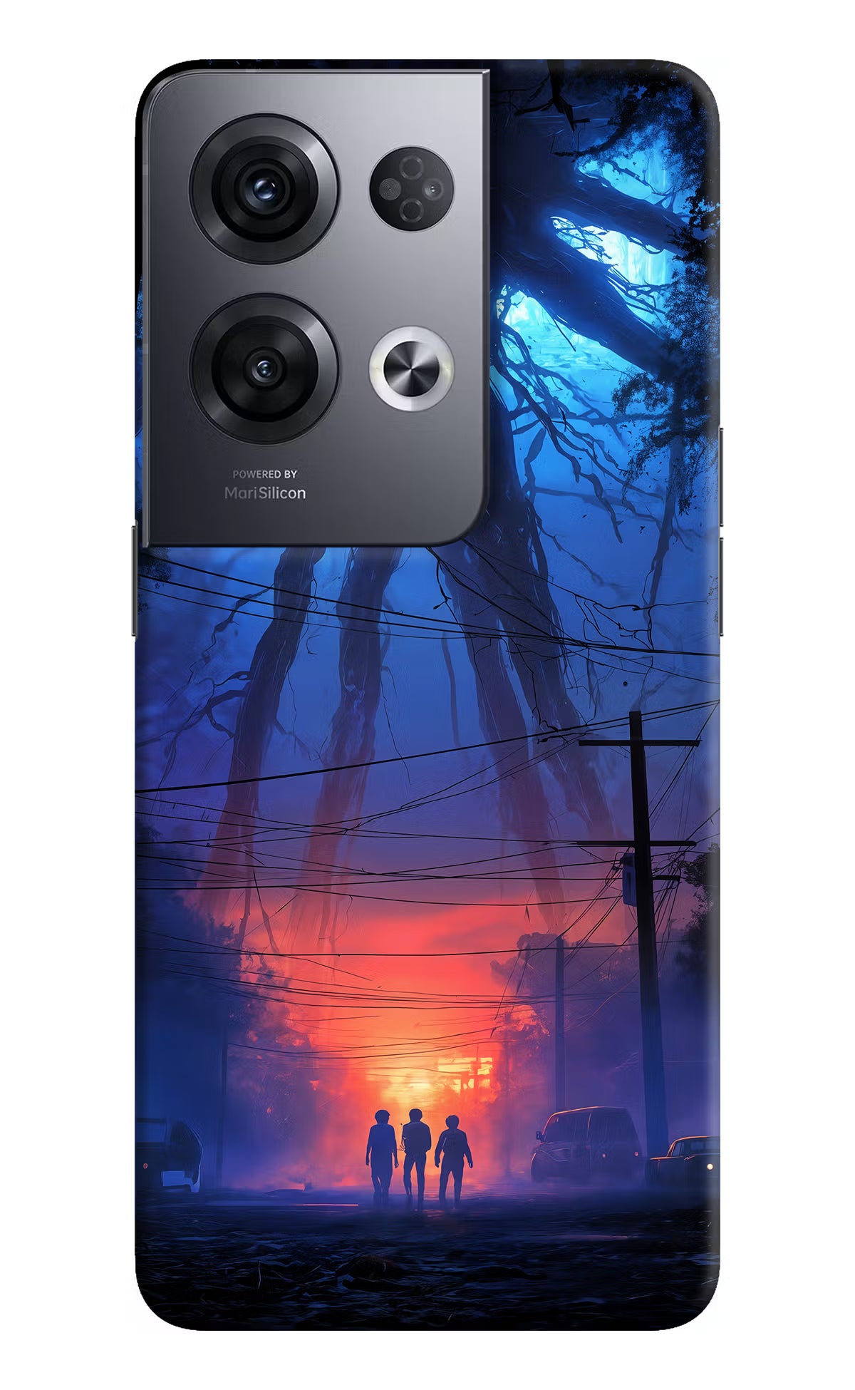 Ordinary Things Shadow Oppo Reno8 Pro Hard Case Back Cover by Casekaro