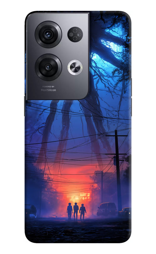 Ordinary Things Shadow Oppo Reno8 Pro Hard Case Back Cover by Casekaro