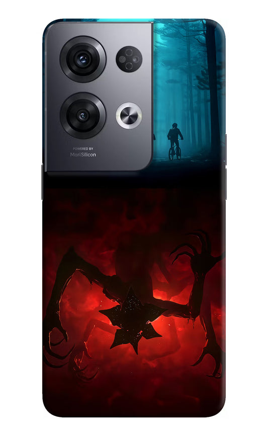 Ordinary Things Downside Up Oppo Reno8 Pro Hard Case Back Cover by Casekaro