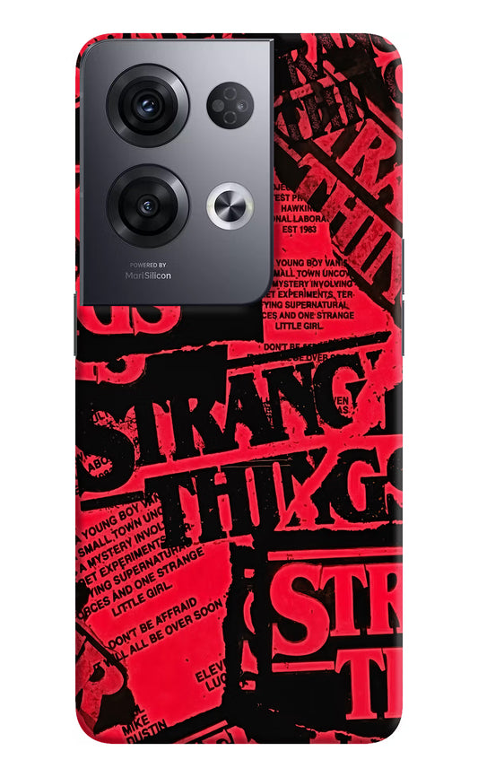 Ordinary Things Oppo Reno8 Pro Hard Case Back Cover by Casekaro