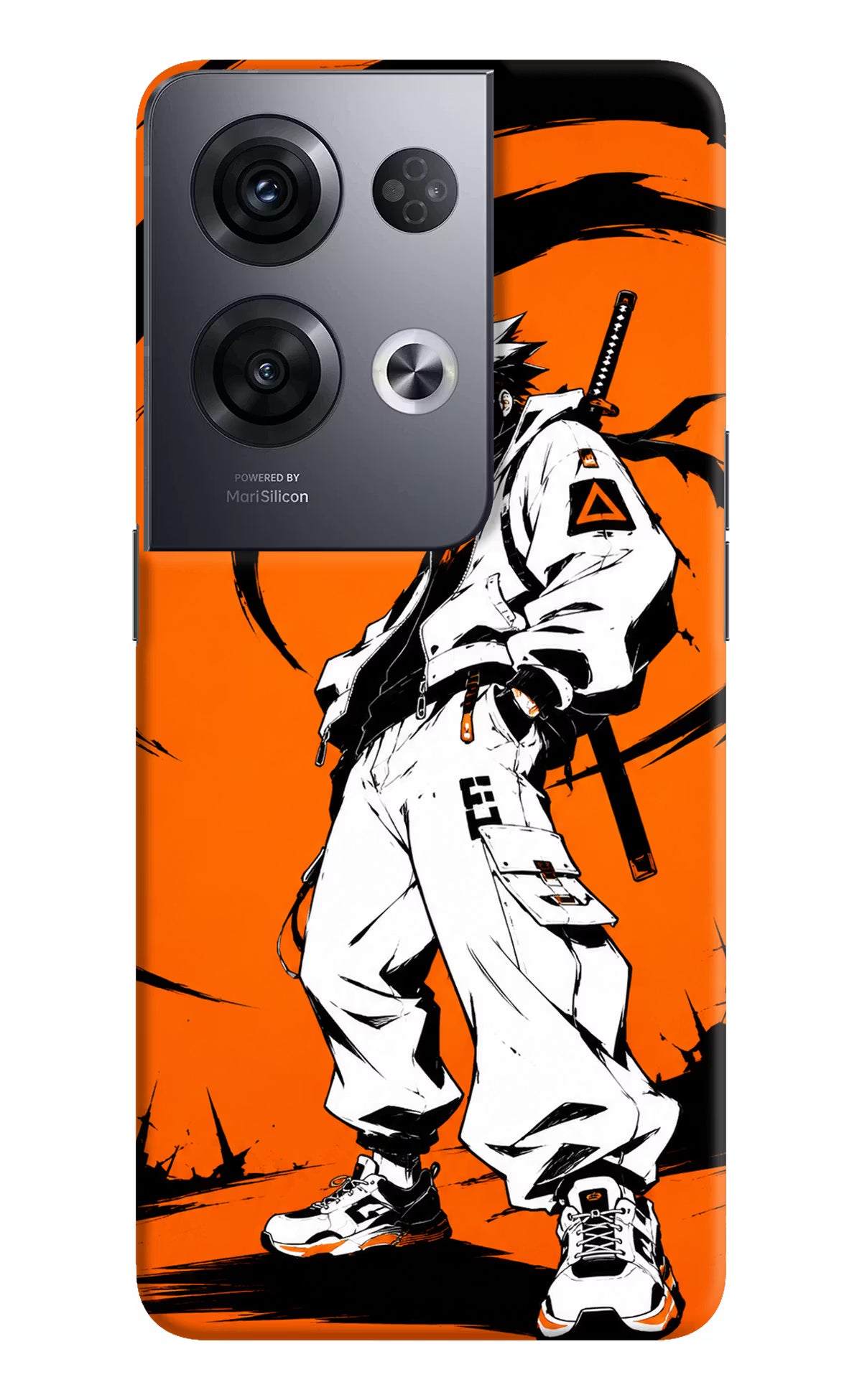 Street Samurai  Oppo Reno8 Pro Hard Case Back Cover by Casekaro