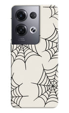 Spider Web Oppo Reno8 Pro Hard Case Back Cover by Casekaro
