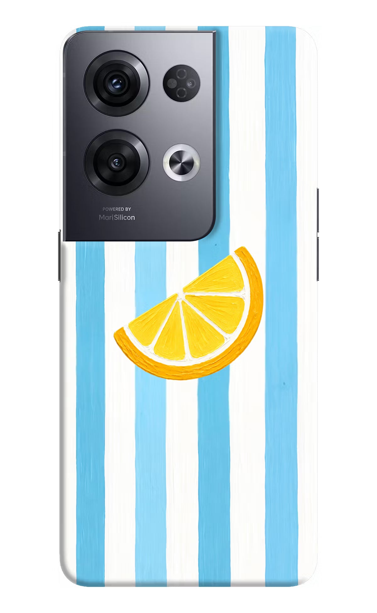 Summer Lemon Oppo Reno8 Pro Hard Case Back Cover by Casekaro