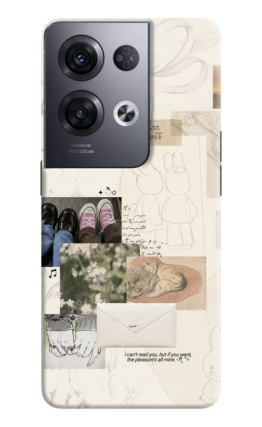 Soft Aesthetic Oppo Reno8 Pro Back Cover