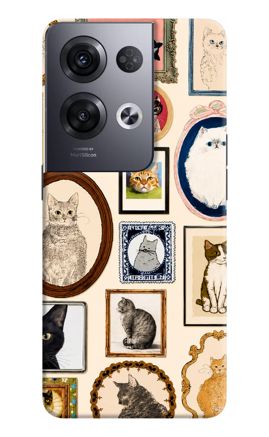 Mirror Cats Oppo Reno8 Pro Hard Case Back Cover by Casekaro