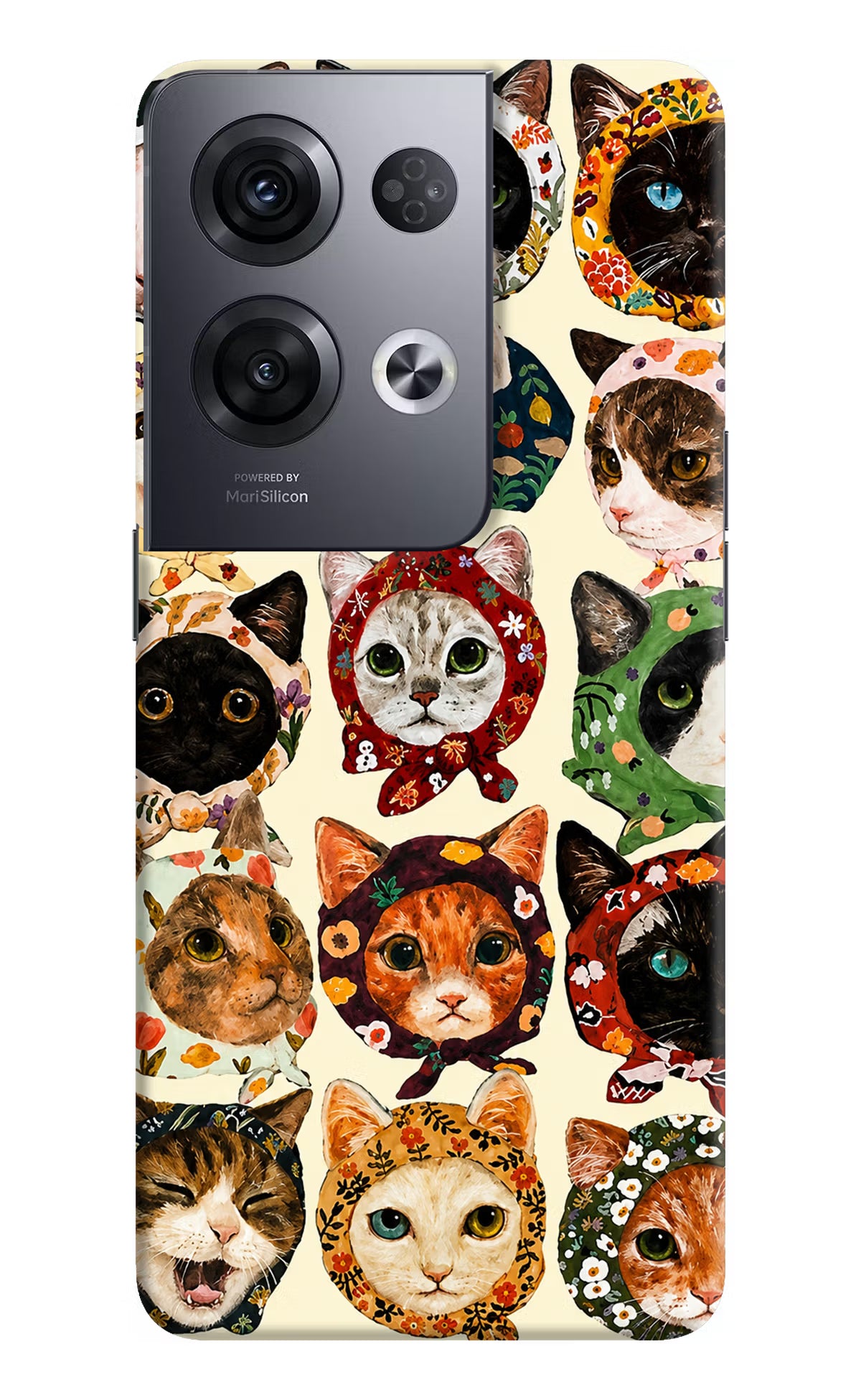 Cool Cat Oppo Reno8 Pro Back Cover