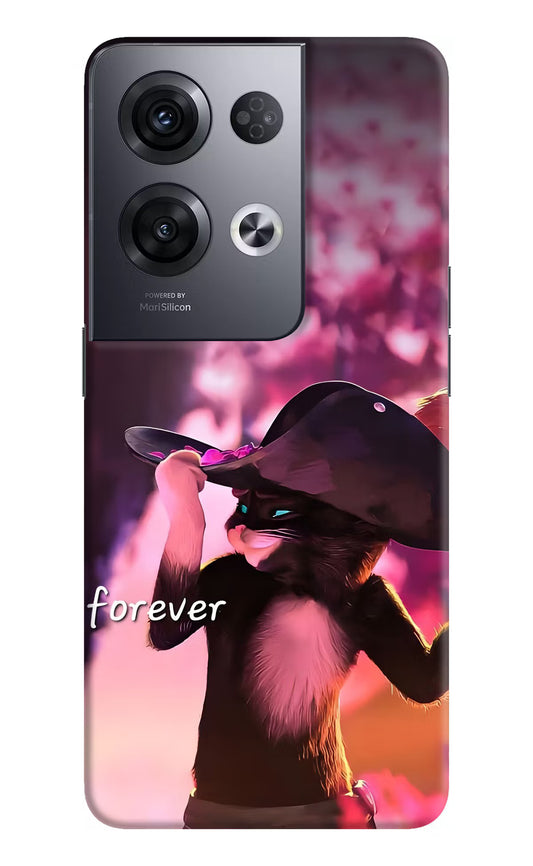 Forever Cat Oppo Reno8 Pro Hard Case Back Cover by Casekaro