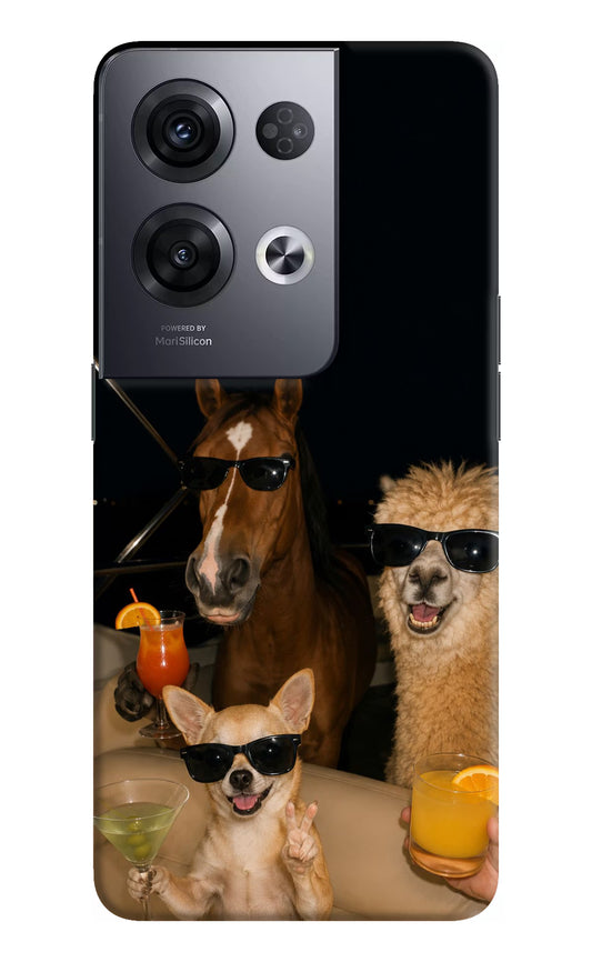 Party Squad Oppo Reno8 Pro Hard Case Back Cover by Casekaro