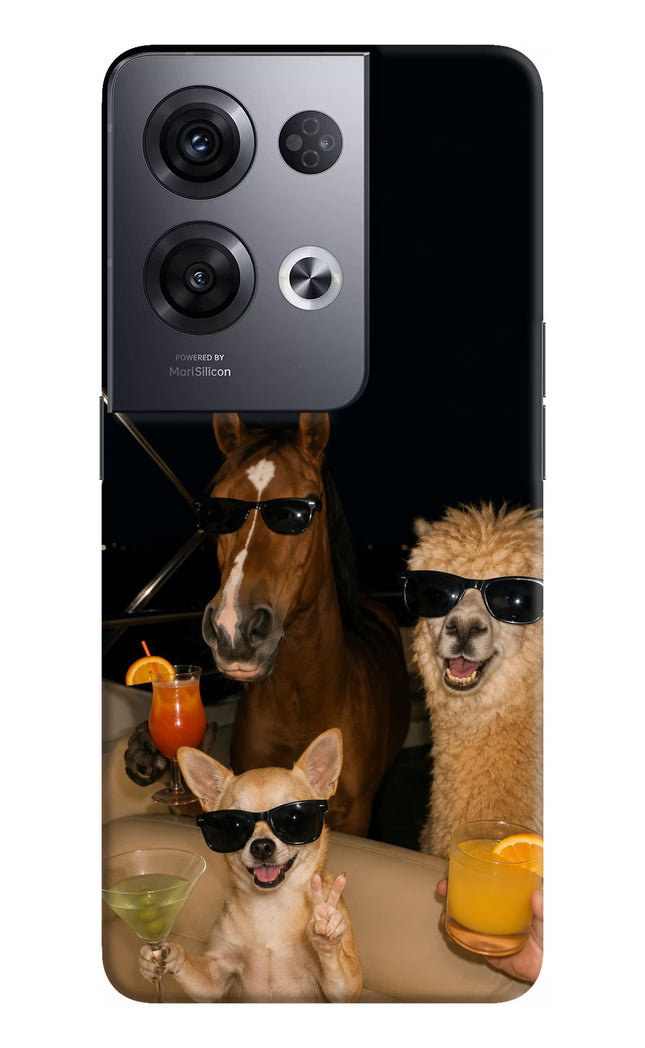 Party Squad Oppo Reno8 Pro Hard Case Back Cover by Casekaro