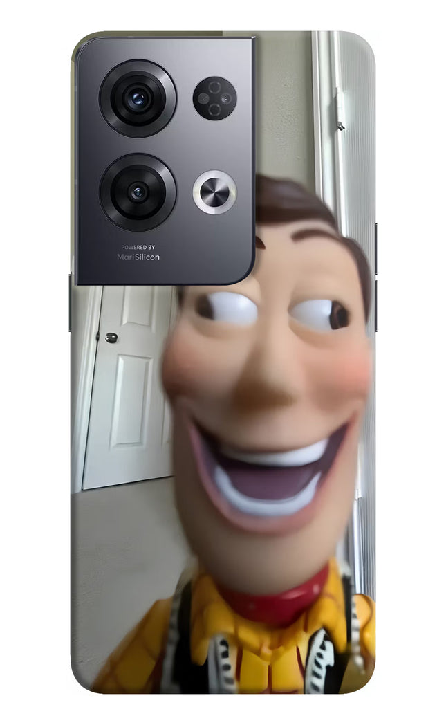 Side Eye Woody Oppo Reno8 Pro Hard Case Back Cover by Casekaro