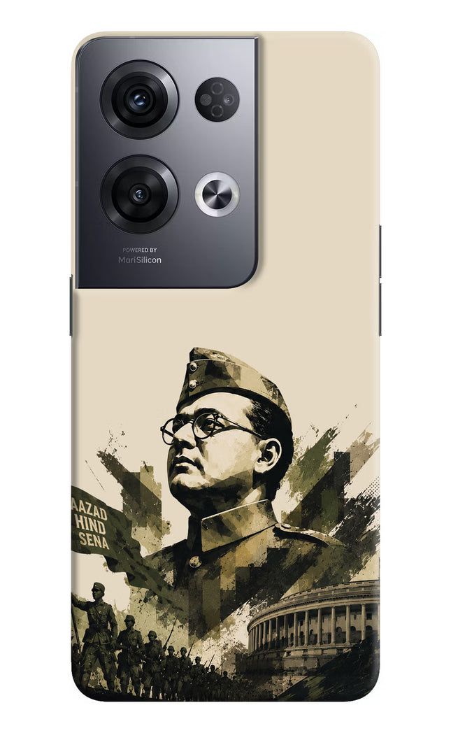 Netaji Rising Oppo Reno8 Pro Hard Case Back Cover by Casekaro