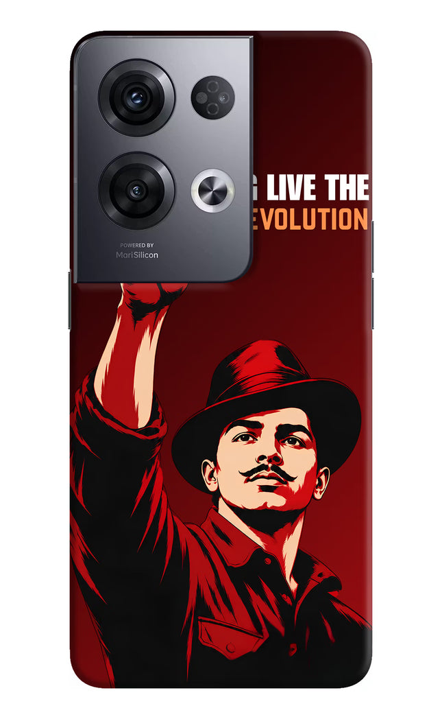 Bhagat Singh Revolution Oppo Reno8 Pro Hard Case Back Cover by Casekaro