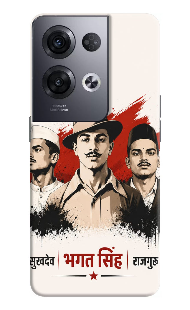Bhagat Singh Trio Oppo Reno8 Pro Hard Case Back Cover by Casekaro