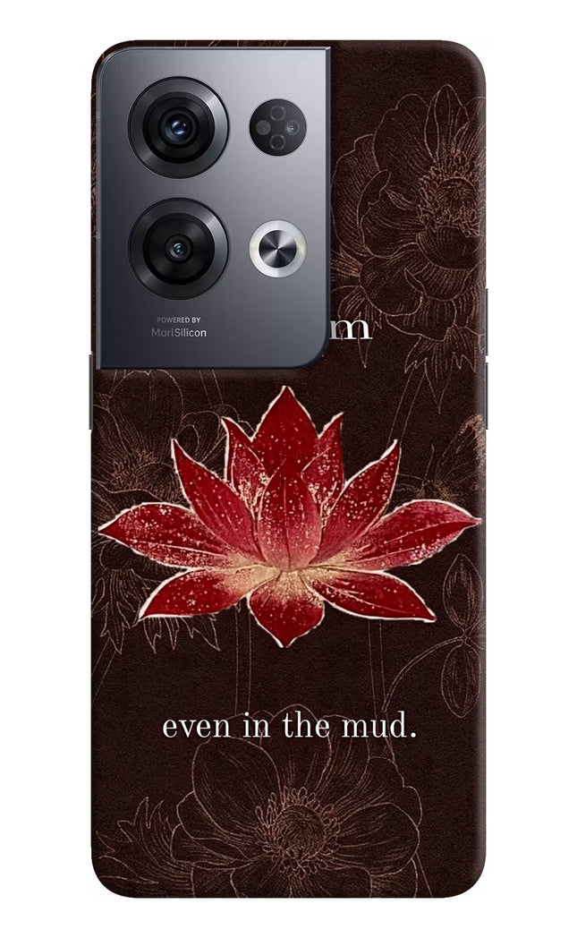 Bloom Oppo Reno8 Pro Hard Case Back Cover by Casekaro