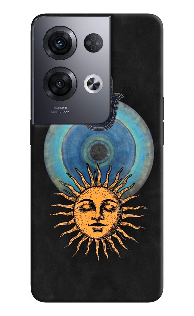 Divine Sun Oppo Reno8 Pro Hard Case Back Cover by Casekaro