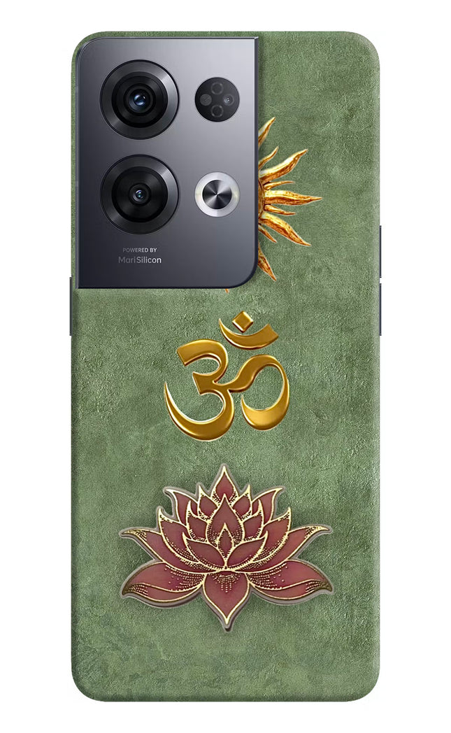 Om & Lotus Oppo Reno8 Pro Back Cover