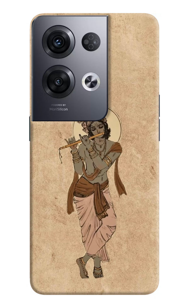 Krishna Oppo Reno8 Pro Hard Case Back Cover by Casekaro