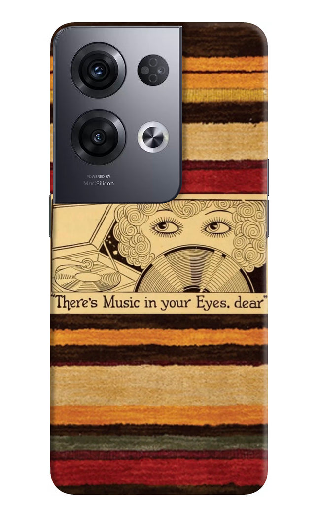 Vinyl Stripes Oppo Reno8 Pro Hard Case Back Cover by Casekaro