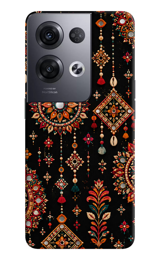 Boho Noir Oppo Reno8 Pro Hard Case Back Cover by Casekaro