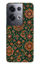 Green Pataka Oppo Reno8 Pro Hard Case Back Cover by Casekaro