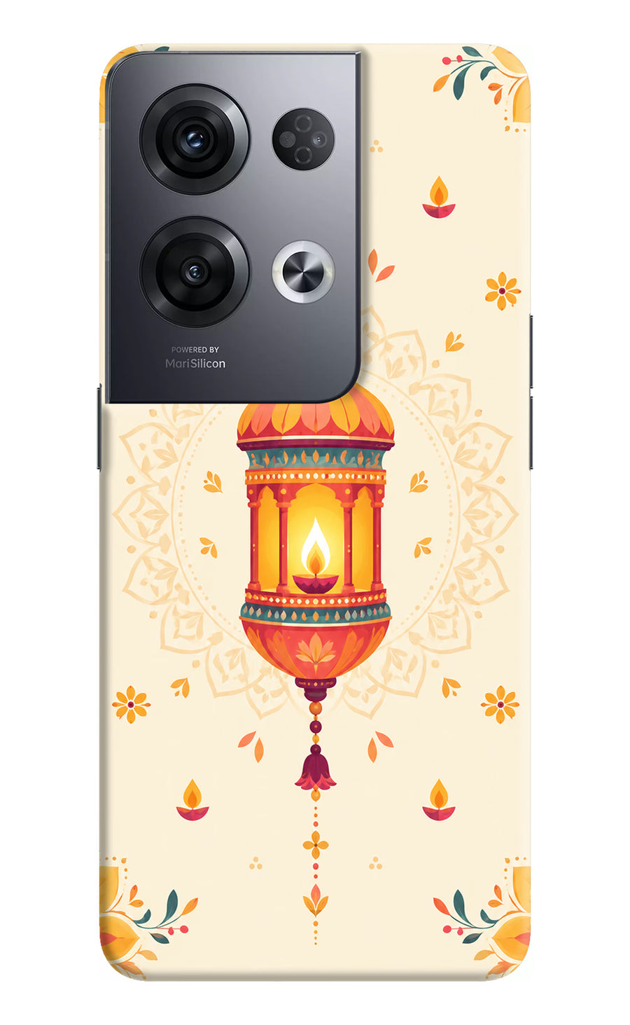 Golden Lantern Oppo Reno8 Pro Back Cover, Hard case
