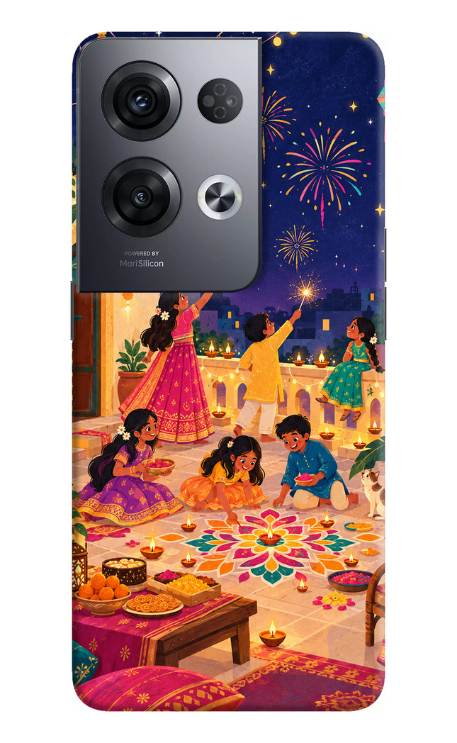 Diwali Night Oppo Reno8 Pro Back Cover