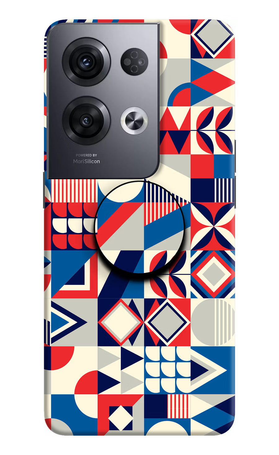 Colorful Pattern Oppo Reno8 Pro Pop Case, Hard case