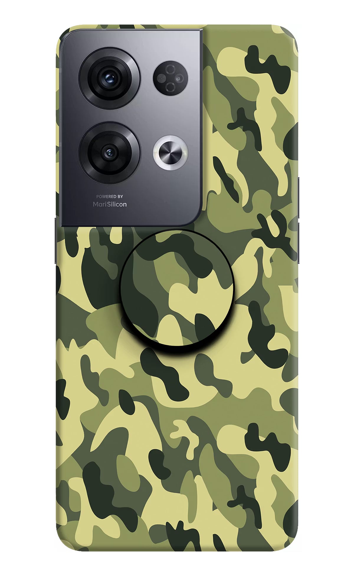 Camouflage Oppo Reno8 Pro Pop Case by Casekaro