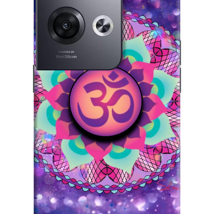Om Purple Oppo Reno8 Pro Pop Case by Casekaro