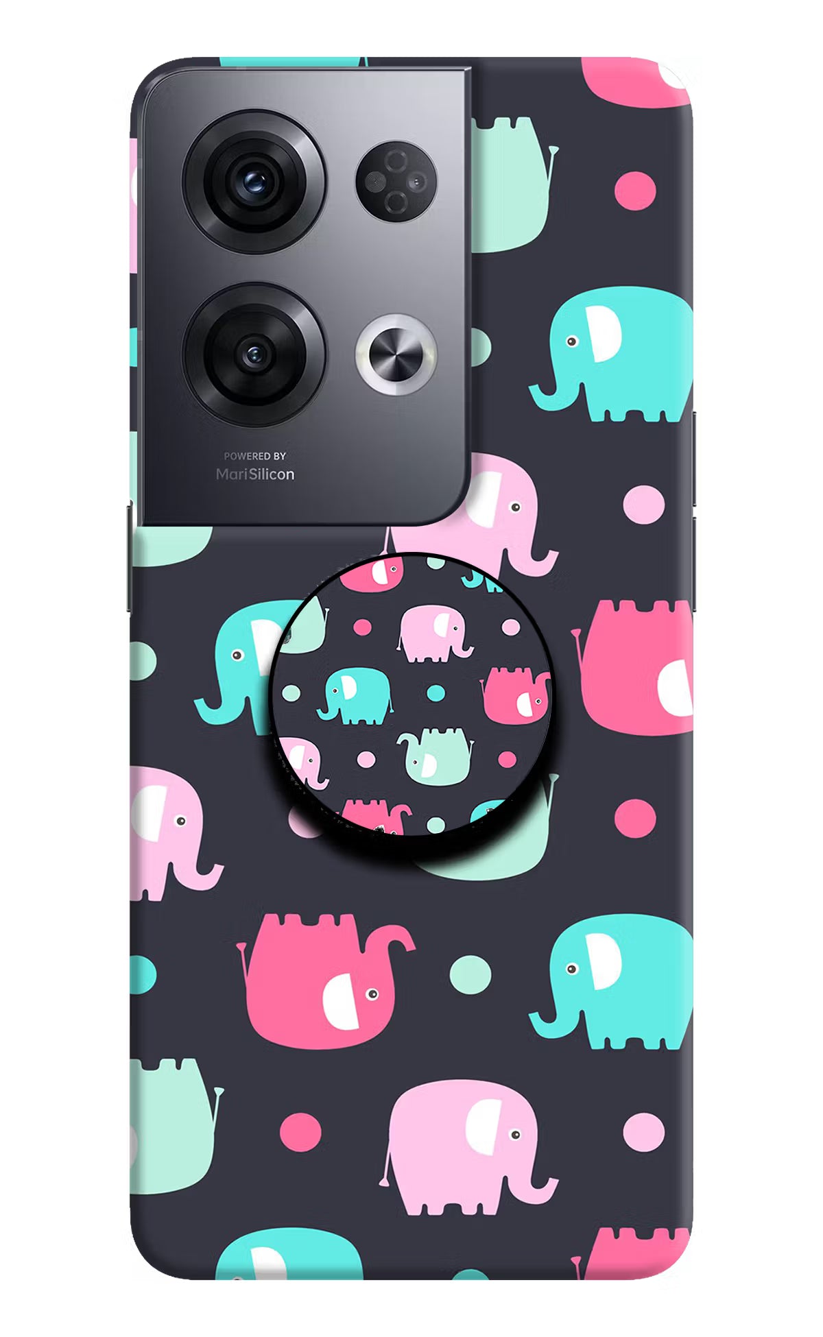 Baby Elephants Oppo Reno8 Pro Pop Case by Casekaro