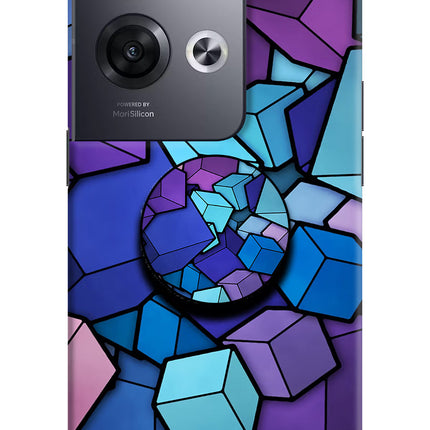 Cubic Abstract Oppo Reno8 Pro Pop Case by Casekaro