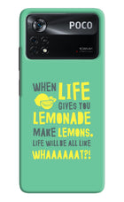 Quote Poco X4 Pro Hard Case Back Cover by Casekaro