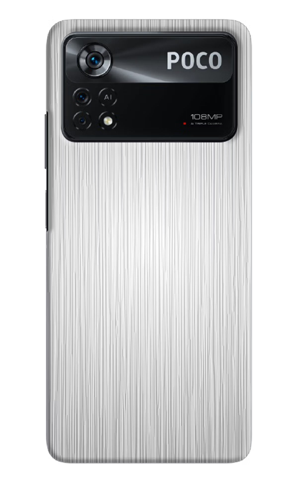 Wooden Grey Texture Poco X4 Pro Hard Case Back Cover by Casekaro