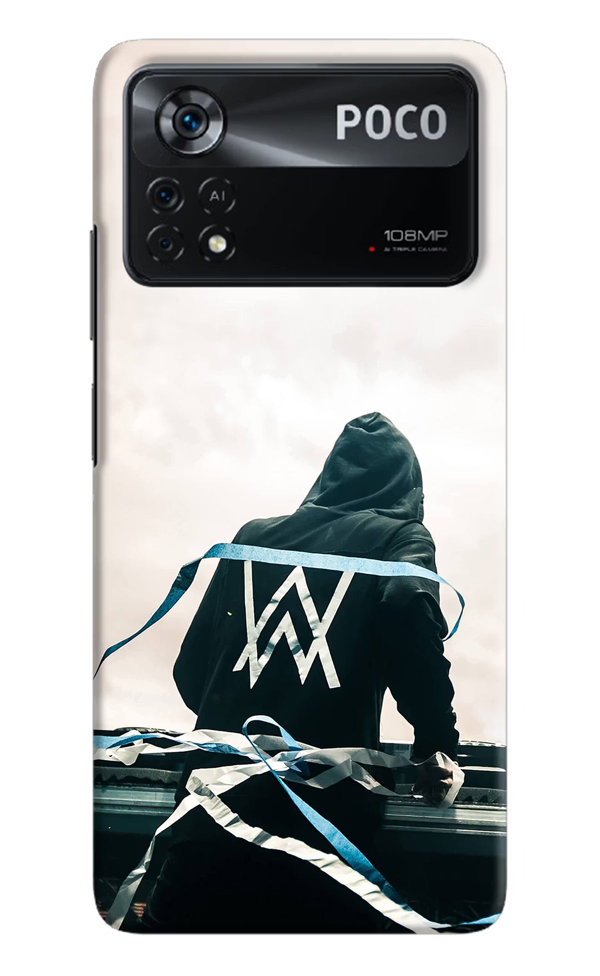 Alan Walker Poco X4 Pro Hard Case Back Cover by Casekaro