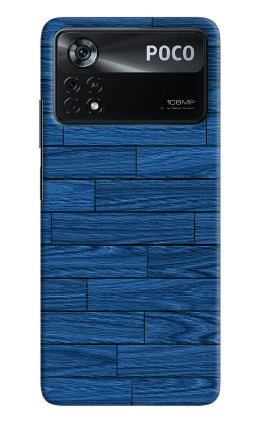 Wooden Texture Poco X4 Pro Hard Case Back Cover by Casekaro