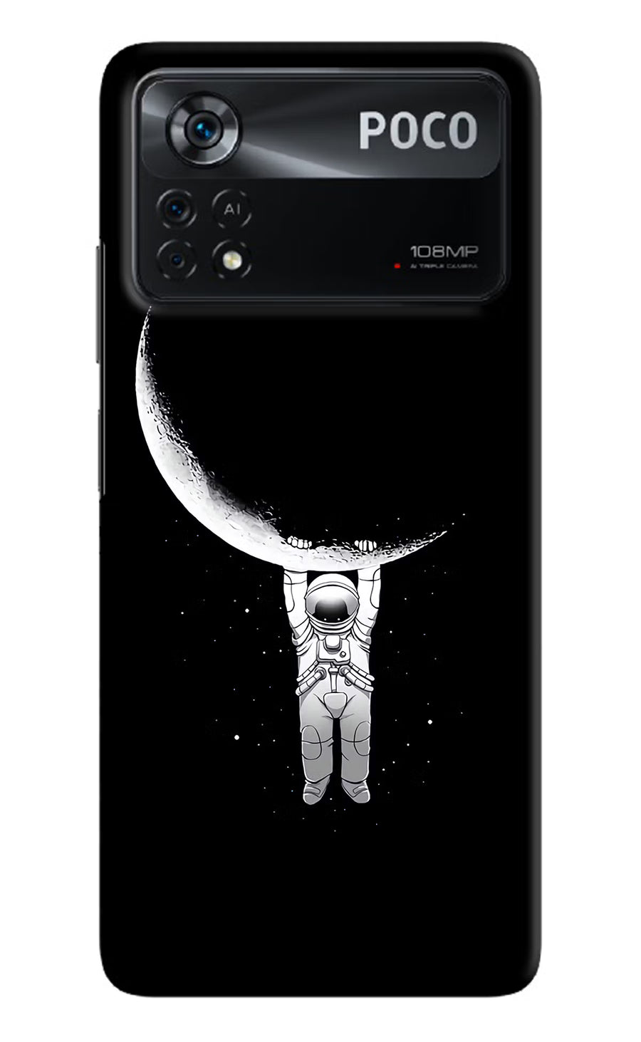 Moon Space Poco X4 Pro Back Cover, Hard case