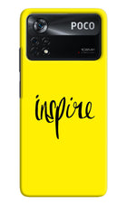 Inspire Poco X4 Pro Hard Case Back Cover by Casekaro