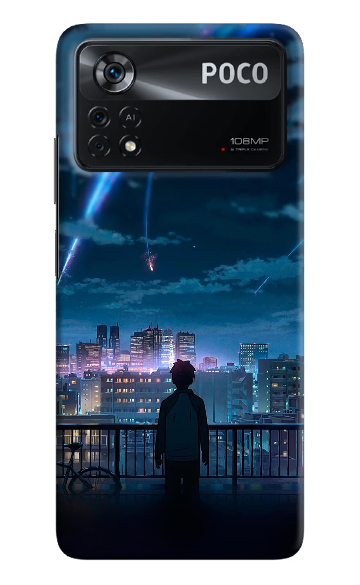 Anime Poco X4 Pro Hard Case Back Cover by Casekaro