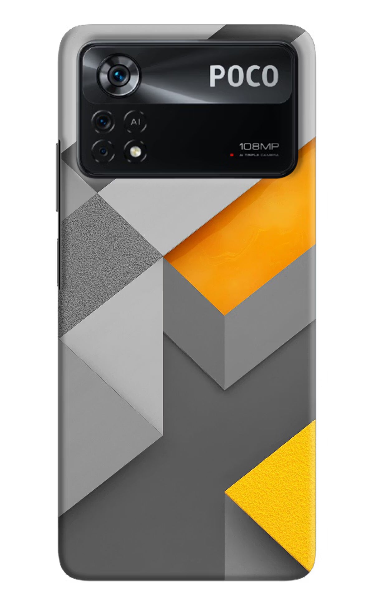 Abstract Poco X4 Pro Hard Case Back Cover by Casekaro