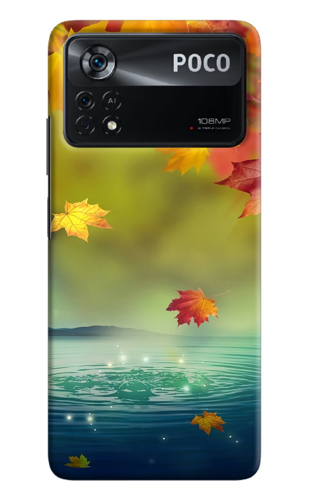 Flowers Poco X4 Pro Hard Case Back Cover by Casekaro