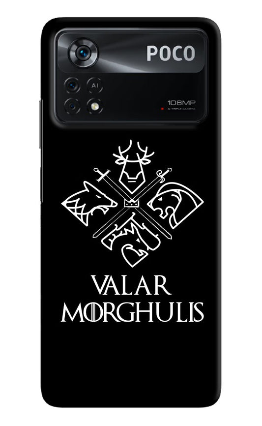 Valar Morghulis | Game Of Thrones Poco X4 Pro Hard Case Back Cover by Casekaro