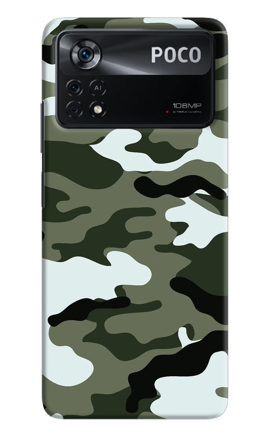 Camouflage Poco X4 Pro Hard Case Back Cover by Casekaro