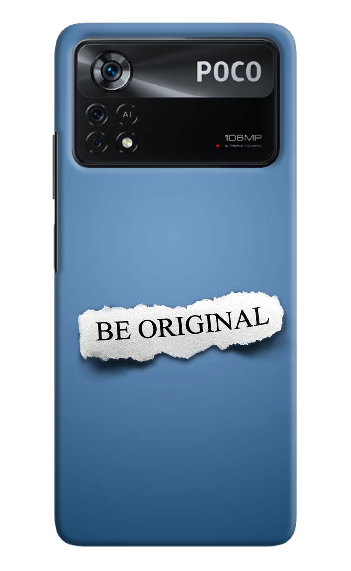 Be Original Poco X4 Pro Hard Case Back Cover by Casekaro