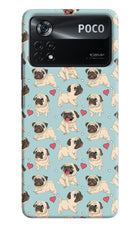 Pug Dog Poco X4 Pro Hard Case Back Cover by Casekaro